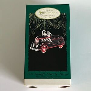 Hallmark 1937 Steelcraft Auburn 1996 NRFB Collector Black Convertible 3 for $20